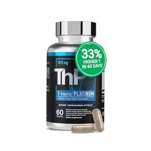 Essential Elements T-Hero Platinum Daily Testosterone Support 60 Count