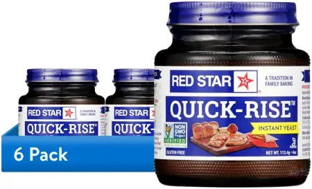 6-Pack 4oz Red Star Quick-Rise Instant Yeasts