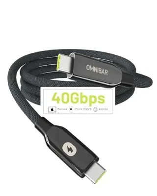 Omnibar 3' 240W USB C to USB C Cable