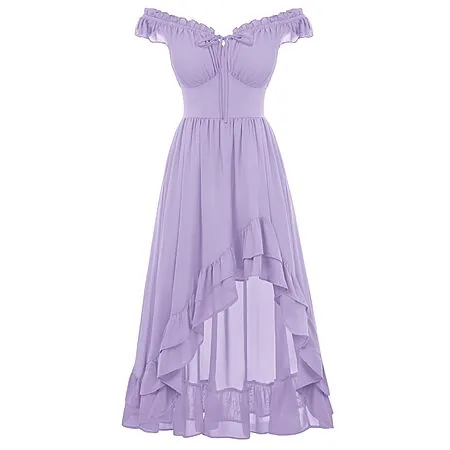 Scarlet Darkness Renaissance Off-Shoulder Corset Dress (various)
