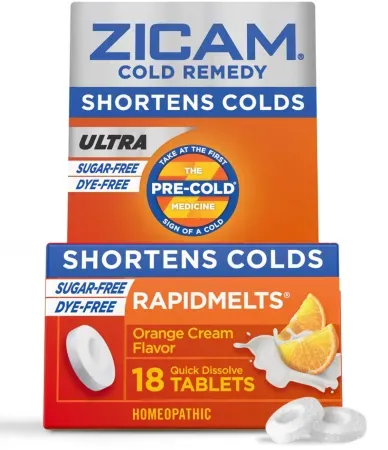 18-Count Zicam Ultra Cold Remedy Zinc Rapidmelts