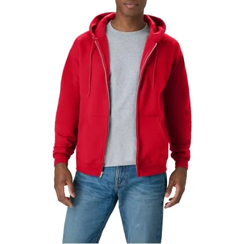 Hanes Men's Ecosmart Fleece Full-zip Hoodie