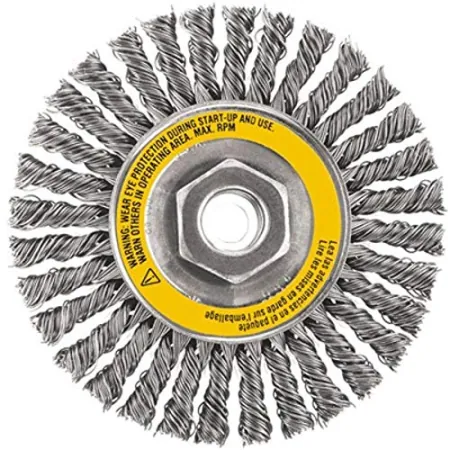 DeWalt 4" x 5/8" Stainless Steel Wire Wheel Stringer Bead