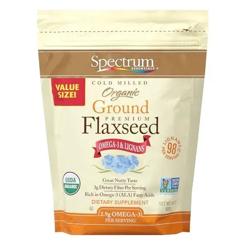 Spectrum Essentials Organic Ground Flaxseed 24-Oz