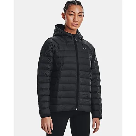 Under Armour Women’s Storm Down 2.0 Insulated Jacket (Black/Gray, Size SM or MD)
