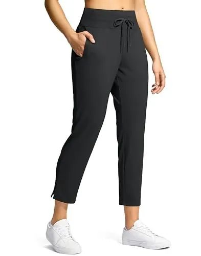 YYV Women's High Waisted Golf Ankle Pants