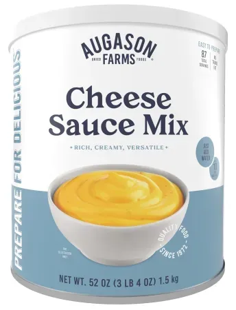 3lb 4oz Augason Farms Cheese Sauce Mix Can