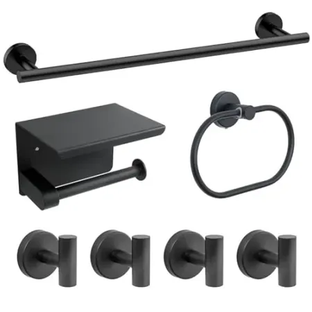 7-Piece Depecal Bathroom Hardware Accessories Set