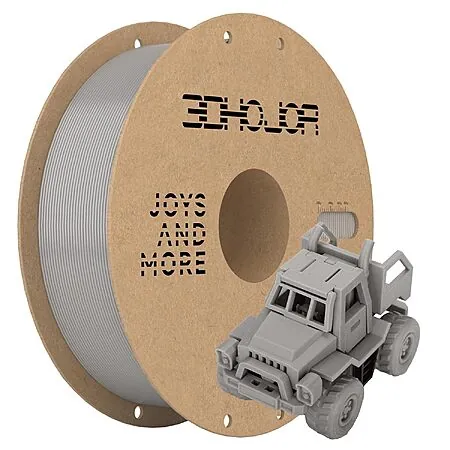 1KG 3DHoJor 1.75mm PETG 3D Printer Filament (Silver)