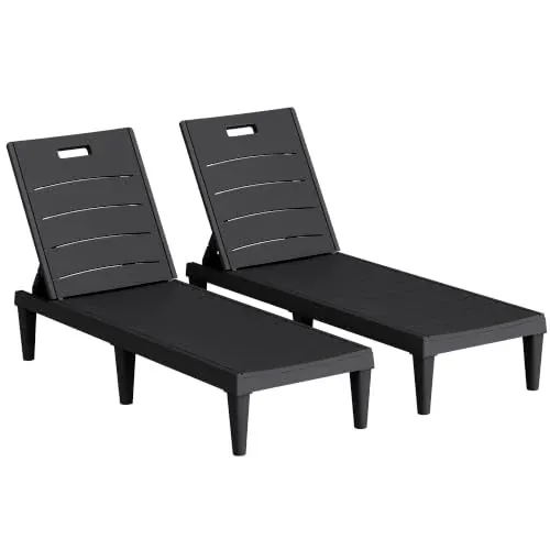 Homall Patio Chaise Lounge Chairs 2-Pack