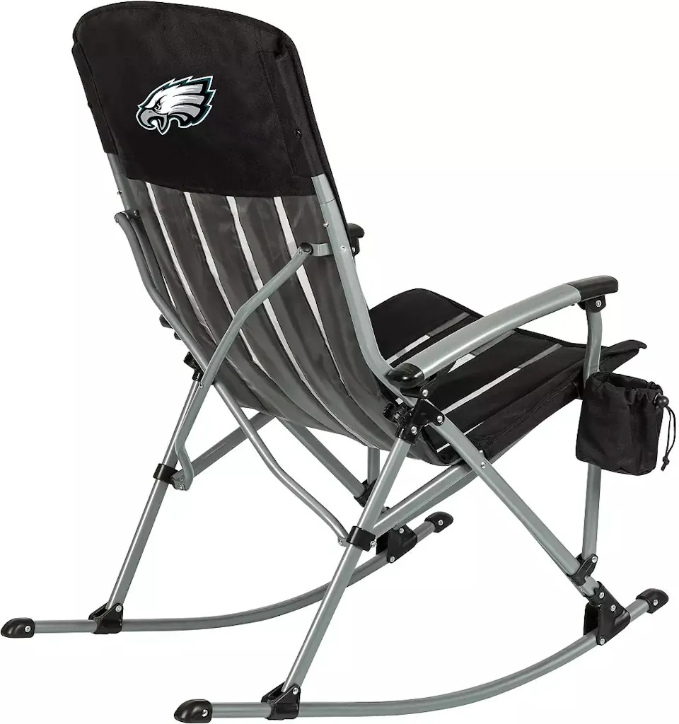 Picnic Time Philadelphia Eagles Rocking Camp Chair