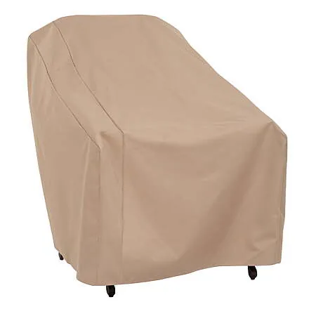 Modern Leisure Basics Rectangle Patio Chair Cover (Khaki, 33" x 34" x 31")