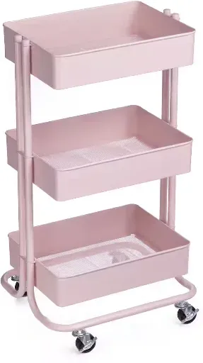 Simply Tidy Lexington 3-Tier Rolling Cart