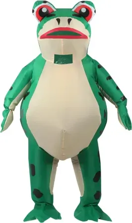 BabyFoxy Adult Inflatable Frog Costume w/ Air Pump
