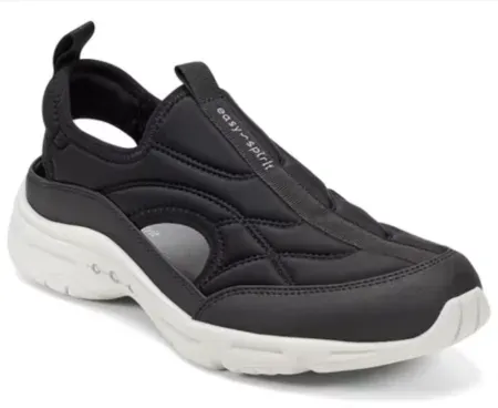 Easy Spirit Women's BRAYER Closed Toe Slip On Sporty Sandal