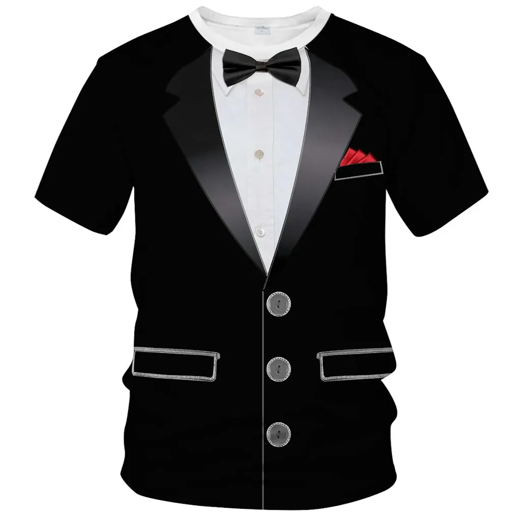 Men's Tuxedo Graphic T-Shirt