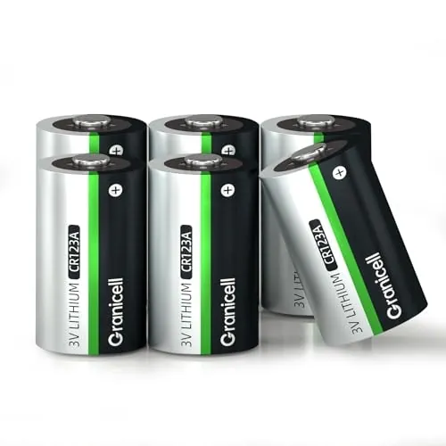 Granicell CR123A 3V Lithium Battery 6-Pack