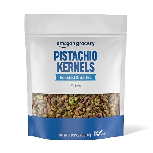 Pistachio Kernels, Roasted & Salted, No Shells, 24 oz