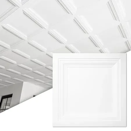 12-Pack Art3d 24" x 24" Square Drop Ceiling Tiles