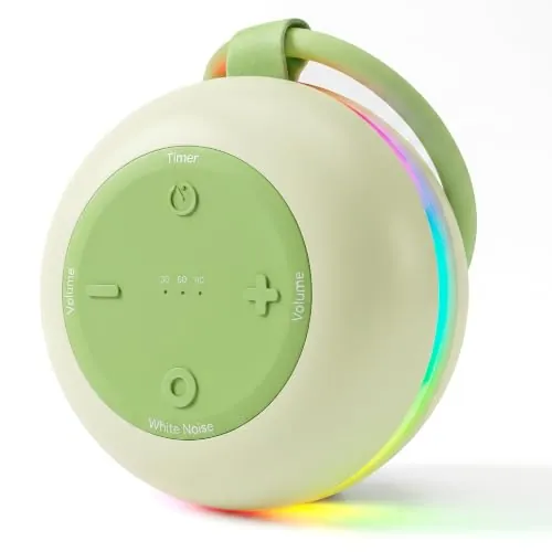 Portable Baby Sound Machine with 18 Soothing Sounds