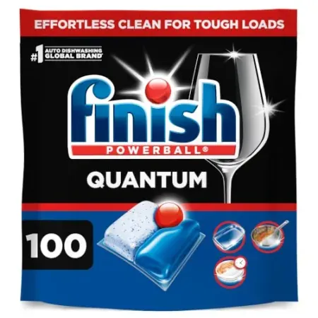 100-Count Finish Quantum Dishwasher Pods