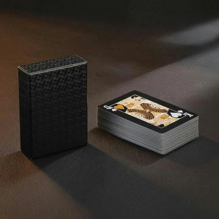 Black Waterproof Playing Cards