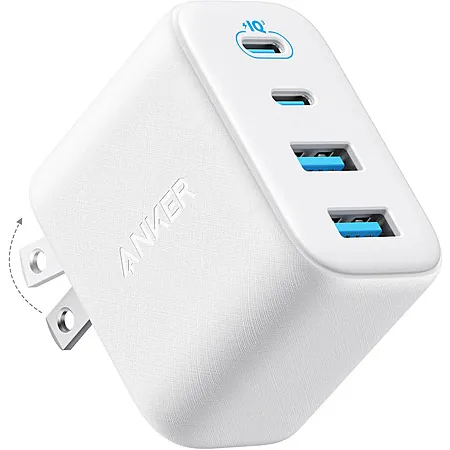 Anker Zolo 4-Port Up to 50W GaN Wall Charger (2 USB-C + 2 USB-A)