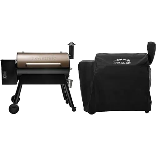 Traeger Pro 34 Electric Wood Pellet Grill and Smoker (884 Sq In, 450°F Max)