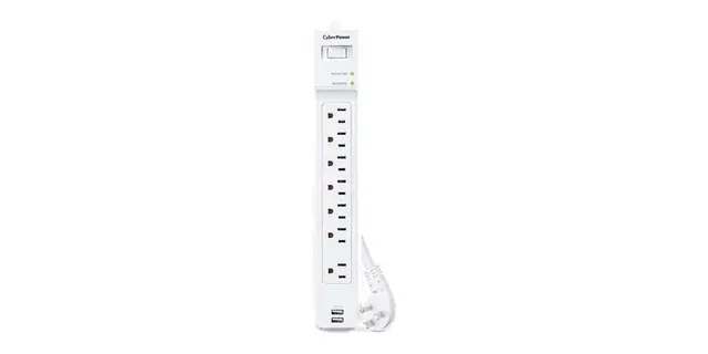CyberPower P704URC1 7-Outlet 4ft cable + 2 usb 2000J Surge Protector