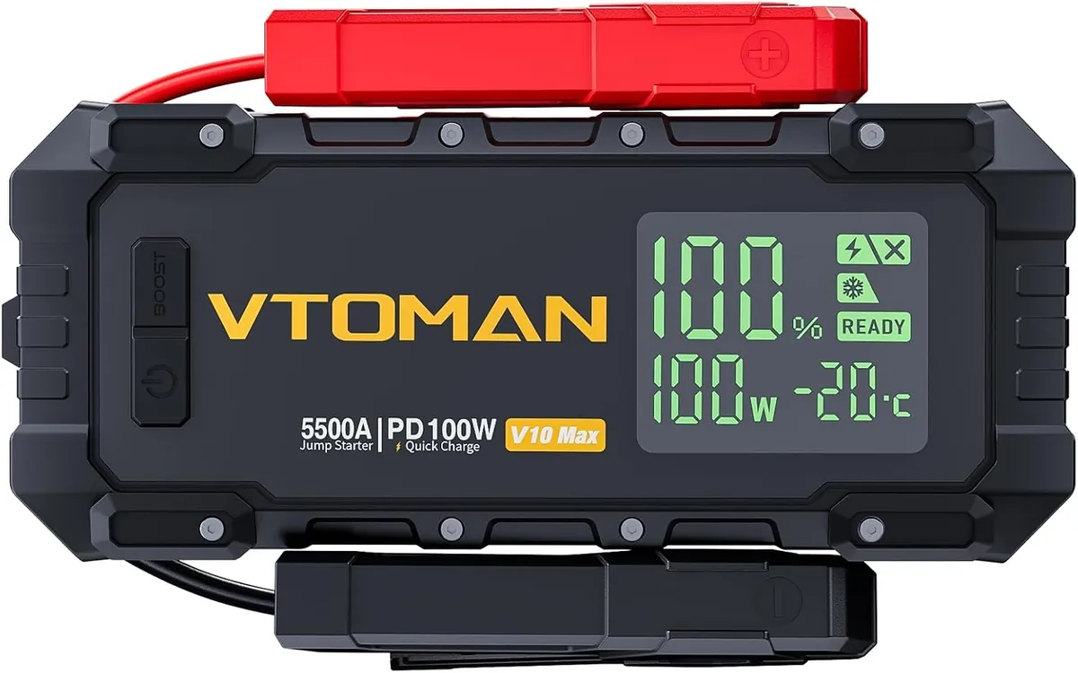 Vtoman V10 Max Portable Jump Starter