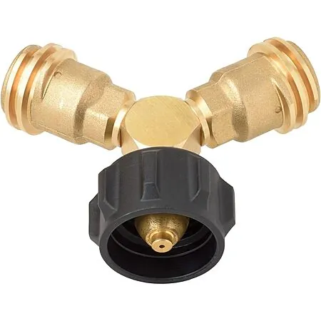 Flame King Propane Tank Y Splitter Adapter