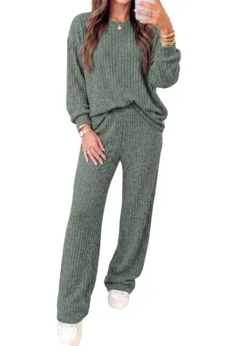 RUMIA 2-Piece Women's Long Sleeve Lounge Set