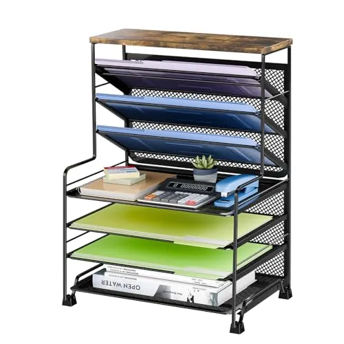 8-Tier Desk File Organizer