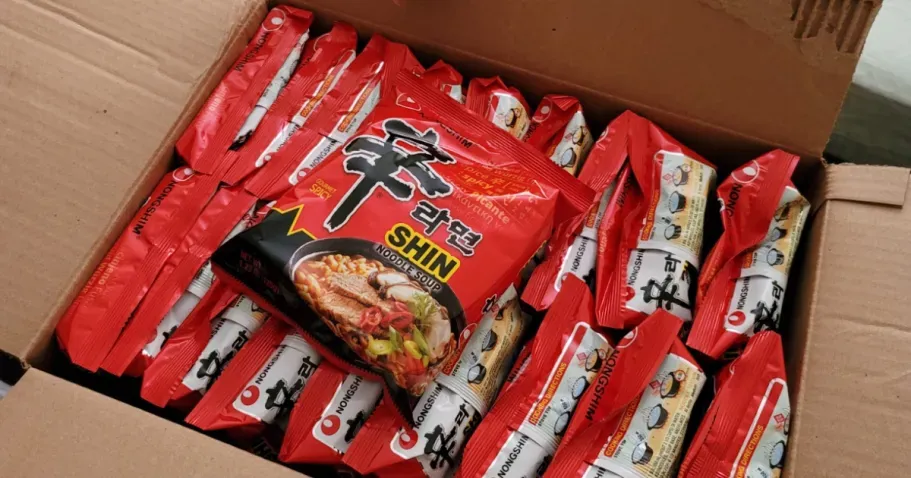 Nongshim Shin Ramyun Spicy Noodles 20-Pack