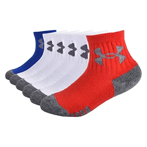 Under Armour Boys Multi Pack Quarter Sock 2-4T US
