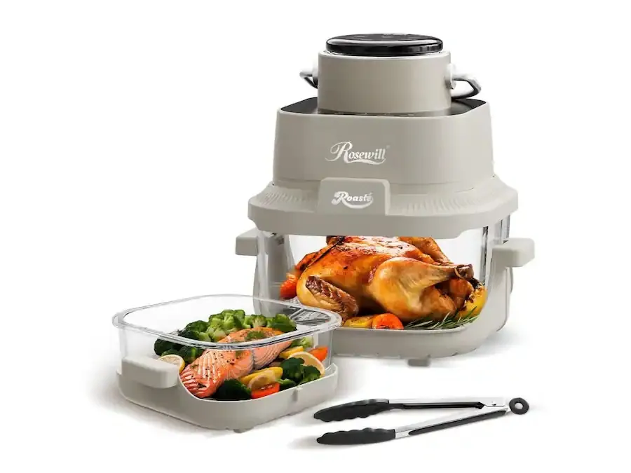 Rosewill 8-in-1 Portable Glass Air Fryer