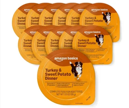 12-Pack 3.5oz Amazon Basics Wet Dog Food Pate