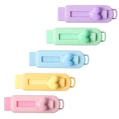 Retractable Pencil Erasers 5-Pack