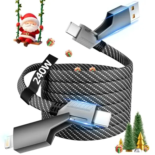 Mpatiby 5' 240W USB-C Fast Charging Cable w/ E-Mark Chip