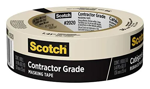 Scotch General Purpose Contractor Grade Masking Tape 1.41'' x 60.1 Yd.