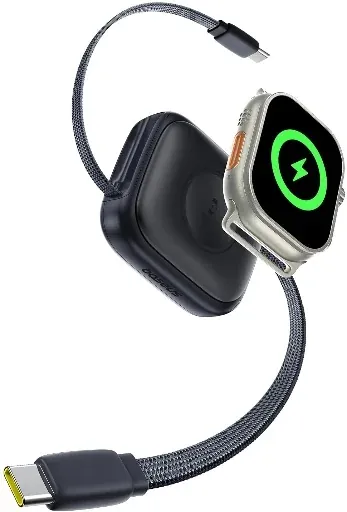 Baseus Retractable USB-C Cable 100W 5A 3ft for Apple Watch