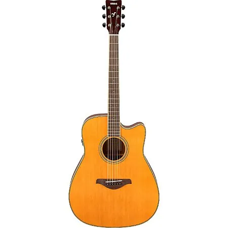 Yamaha FGC-TA Dreadnought F-Cutaway TransAcoustic Guitar