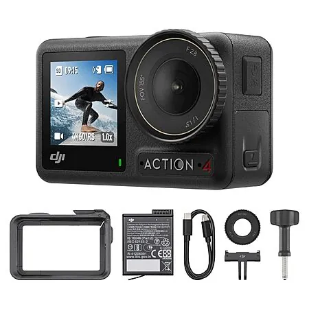 DJI Osmo Action 4 Essential Combo 4K/120fps Waterproof Action Camera
