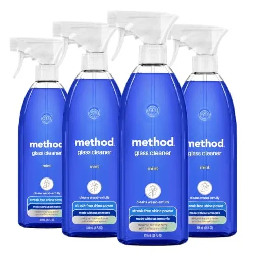 4-Pack 28-Oz Method Glass Cleaner Sprays (Mint)