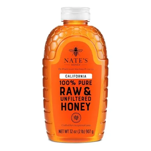 Nate's Honey California 100% Pure Raw & Unfiltered