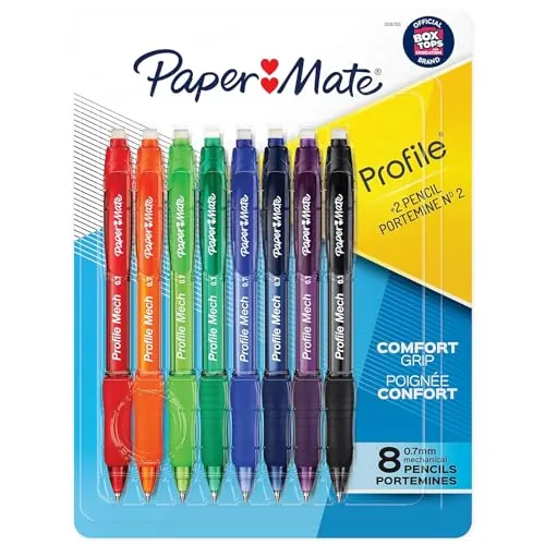 Paper Mate Profile Mech Mechanical Pencils 8-Count 0.7mm