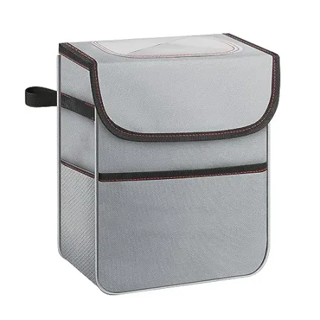 YSSOA 2-Gallon Car Trash Can with Lid