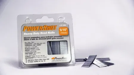 1600-Count Arrow Heavy Duty Steel 9/16" Brad Nails