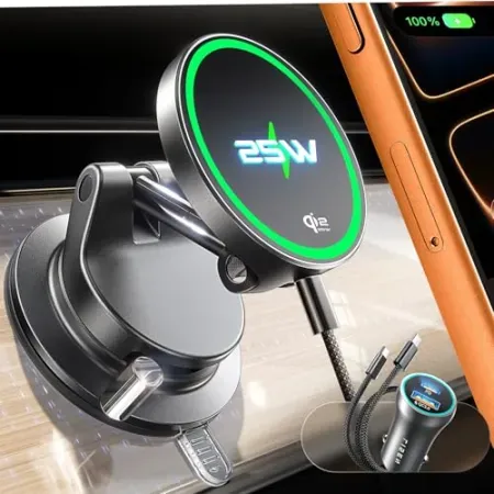 LISEN 15W Magsafe Car Mount Charger