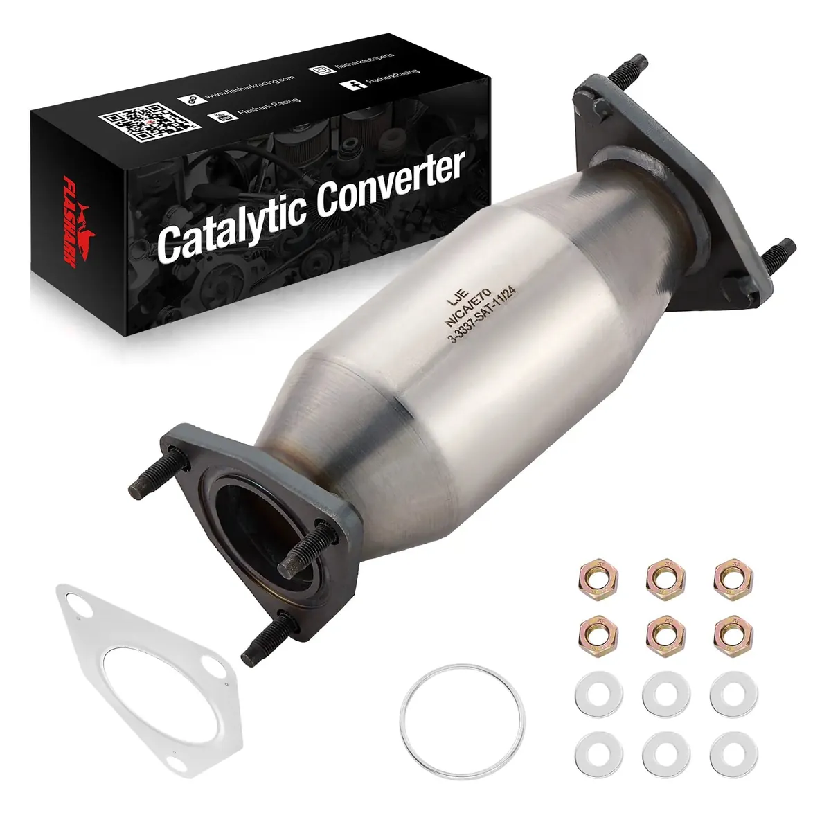 Rear Catalytic Converter for 2008-2013 Honda Accord Acura TSX 2.4L